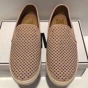 SM blush pink slip on sneakers